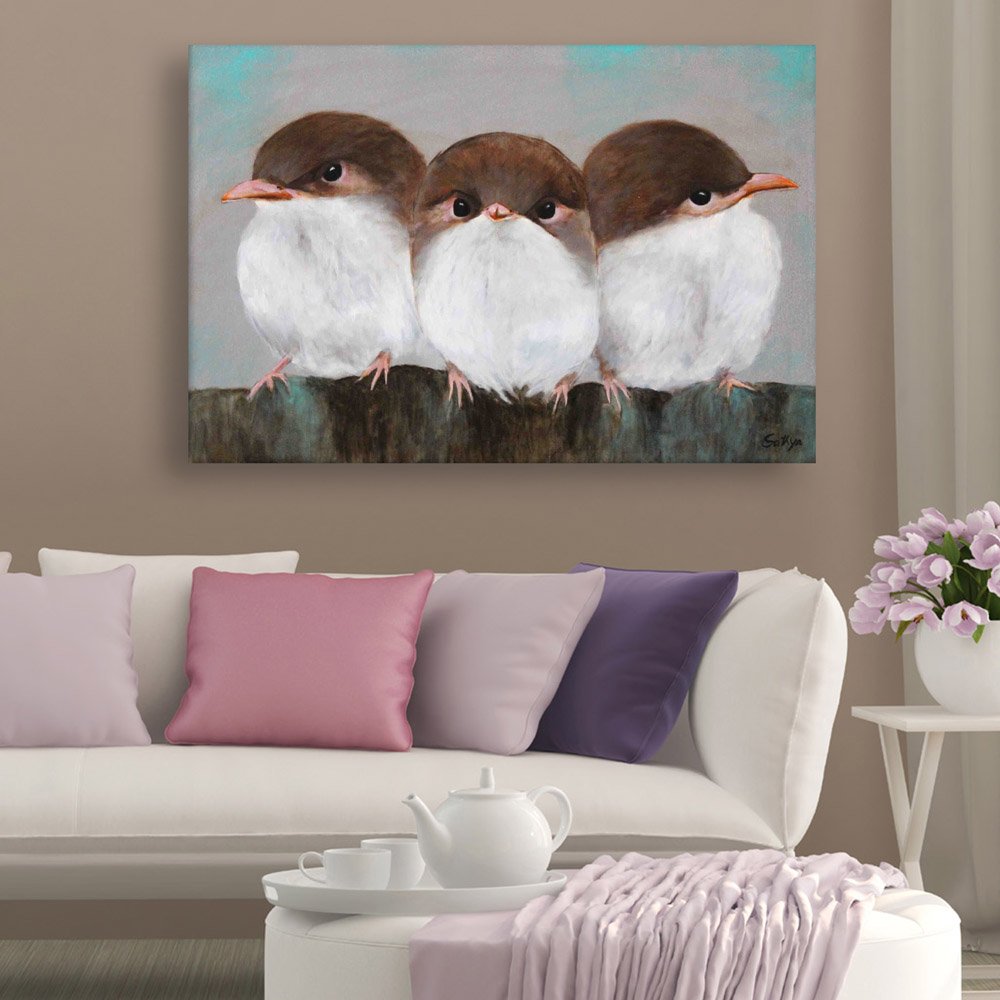 inep-b07czs29xv-birds-of-a-feather-unframed-animal-canvas-painting-showcasing-multicolored-birds-on-a-white-wall.jpeg